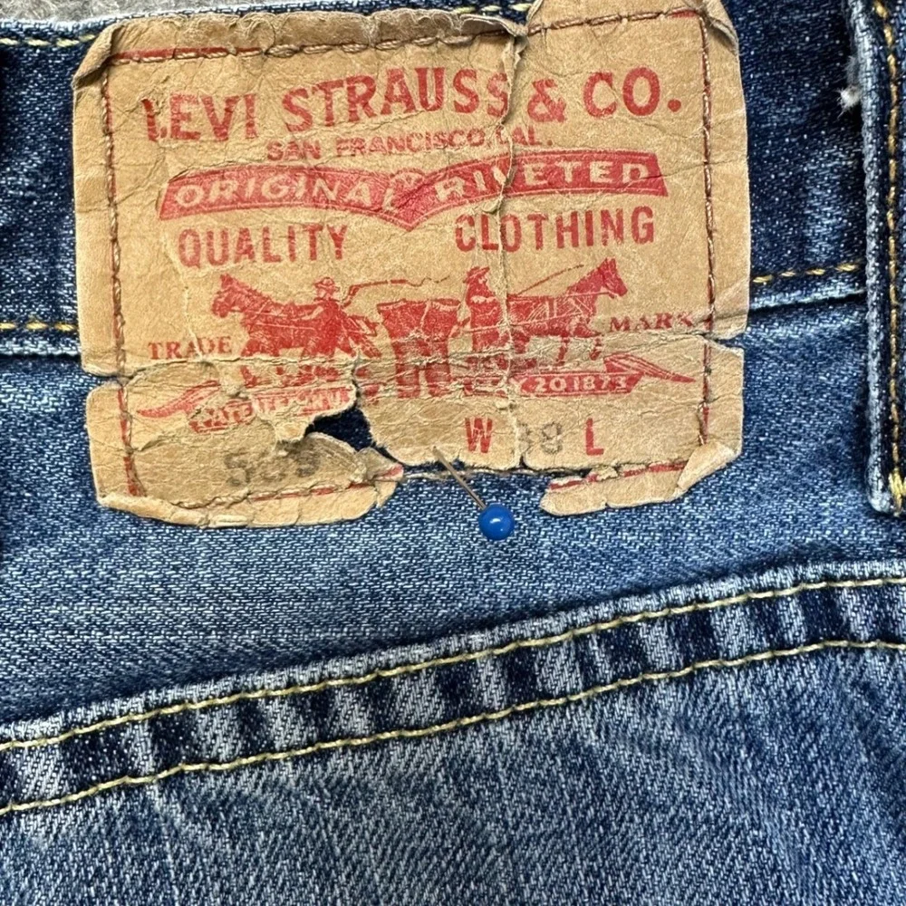 Levis 569 Loose Straight‎ Jeans Mens 38 Blue Good Relaxed Fit Denim Pants